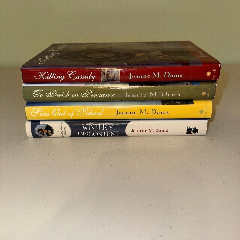 Dorothy Martin Mysteries Book Set Cozy Mystery Hardcover Jeanne M Dams‎ Lot